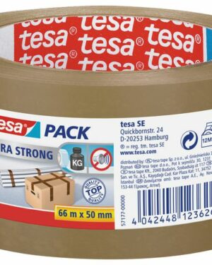 Packtejp TESA Ultra Strong 50mmx66m brun