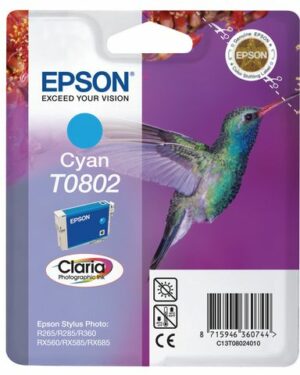 Bläckpatron EPSON C13T08024010 cyan