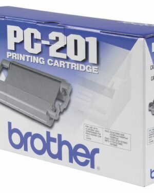 Färgband BROTHER PC201 svart