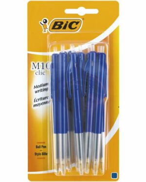 Kulpenna BIC Clic M10 1,0 blå blis 10/FP