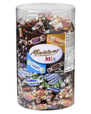 Choklad MINIATURES Blandade bitar 3kg