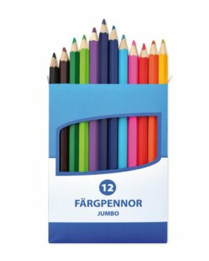 Färgpenna Jumbo 12 färger