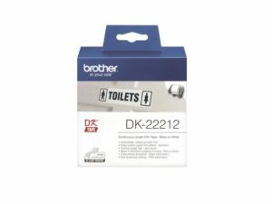 Etikett BROTHER DK22212 pl 62mmx15,24m