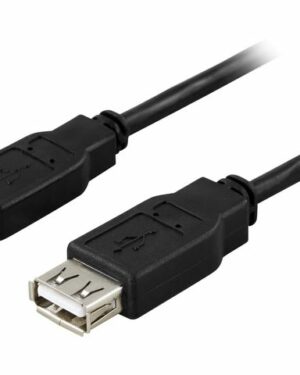 Kabel DELTACO USB 2.0 förlängning 3m sva
