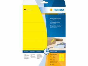 Etikett HERMA 105×42,3mm gul 280/FP
