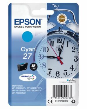 Bläckpatron EPSON C13T27024012 cyan
