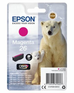 Bläckpatron EPSON C13T26134012 magenta
