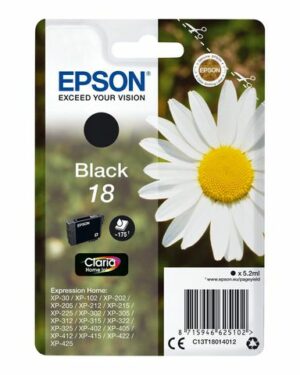 Bläckpatron EPSON C13T18014012 svart
