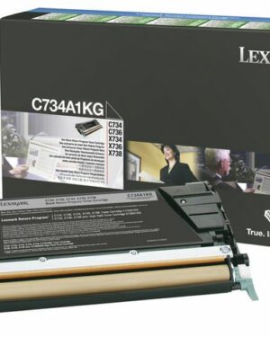 Toner LEXMARK C734A1KG 8K svart