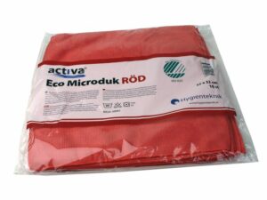 Microfiberduk ACTIVA ECO 32x32cm röd
