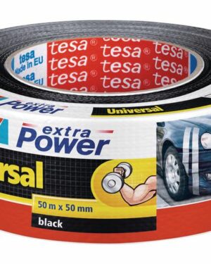 Vävtejp TESA Extra Power 50mmx50m svart