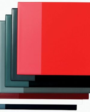Skrivunderlägg 53×40 med ficka röd