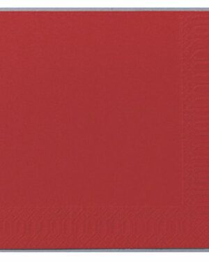 Servett 3-lags 24x24cm röd 250/FP