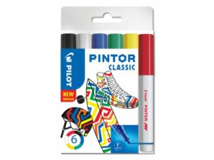 Märkpenna PILOT Pintor F 6 färger/FP