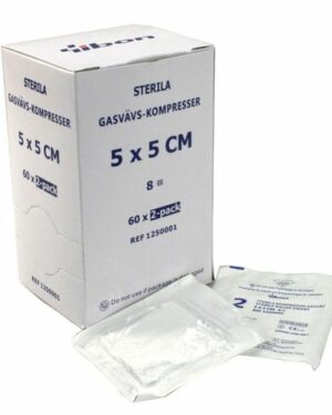 Kompress GV steril 2-p 5x5cm 120/FP