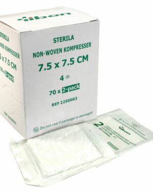 Kompress NW Steril 7,5×7,5cm 2-p 140/fp