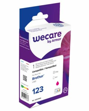 Bläckpatron WECARE BROTHER LC123M mag