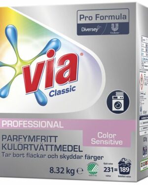 Tvättmedel VIA Pro Form.ColorSens 8,32kg