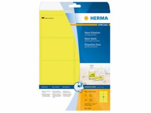 Etikett HERMA 99,1×67,7mm neongul160/FP