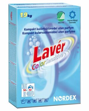 Tvättmedel LAVÉR Color Sens 1,9kg