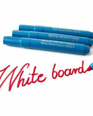 Whiteboardpenna detekterbar rund svart