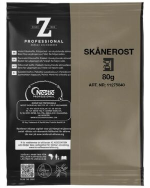 Kaffe ZOÉGAS Skånerost 60x80g