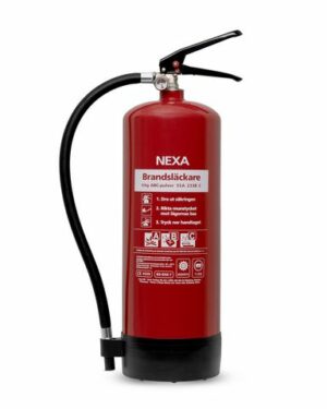 Brandsläckare NEXA 6Kg pulver röd 55A