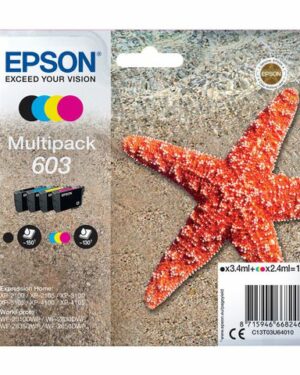 Bläckpatron EPSON T03U 603 4-färg 4/fp