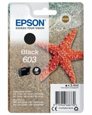 Bläckpatron EPSON T03U 603 svart