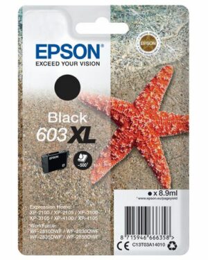 Bläckpatron EPSON T03U 603XL svart