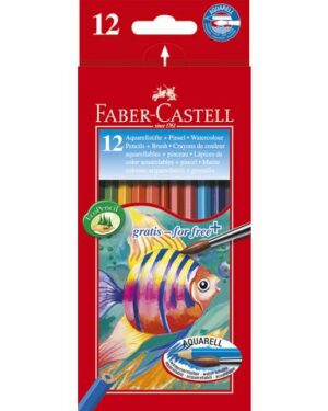 Akvarellpenna FABER-CASTELL 12 färger