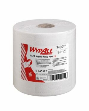Torkrulle WYPALL® L10 1-lag vit 228m/rl