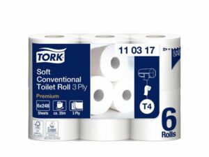 Toalettpapper TORK Pre T4 3-lag 42/fp