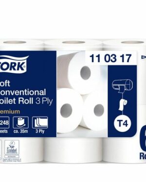 Toalettpapper TORK Pre T4 3-lag 42/fp