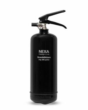 Brandsläckare NEXA 2Kg pulver svart 13A