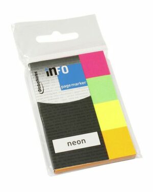 Index INFO NOTES 20x50mm 4 färger neon