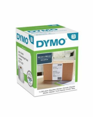 Etikett DYMO 4XL Vit 104 x 159mm 220/fp