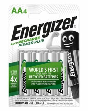 Batteri Laddbar ENERGIZER P-P AA 4/fp