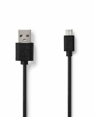 Kabel NEDIS USB-A ha – USB Micro B 2m sv