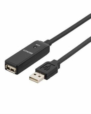 Kabel DELTACO USB aktiv förlängning 10m