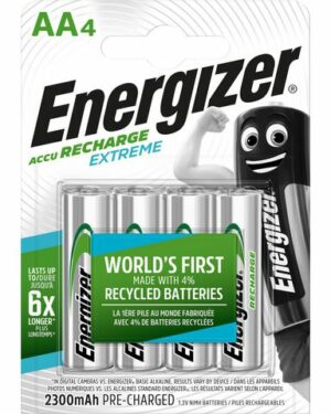 Batteri Laddbar ENERGIZER AA Extr. 4/fp