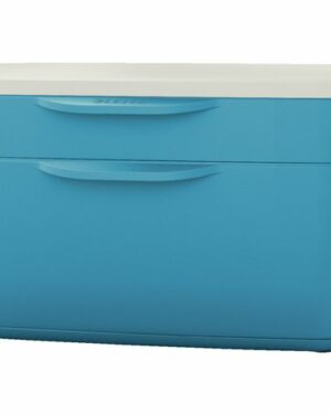 Blankettbox LEITZ COSY 2 lådor blå