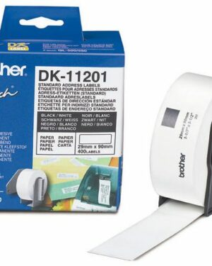 Etikett BROTHER DK11201 29x90mm 400/FP