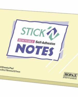 Notes Stickn Notes 76x127mm gul