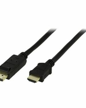 Kabel DELTACO DP-HDMI Ha 5m svart