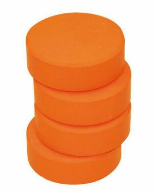 Färgpuckar 55-57 mm, orange 6/fp