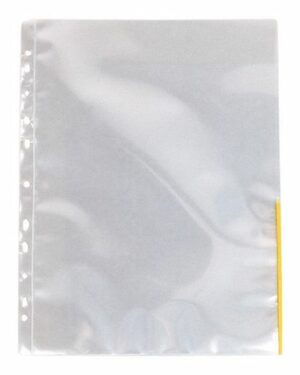 Plastficka signal A4 0,11mm gul 100/FP