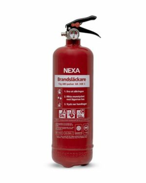 Brandsläckare NEXA 1kg pulver röd