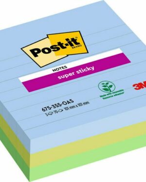 Notes POST-IT SS Oasis 101×101 3/fp
