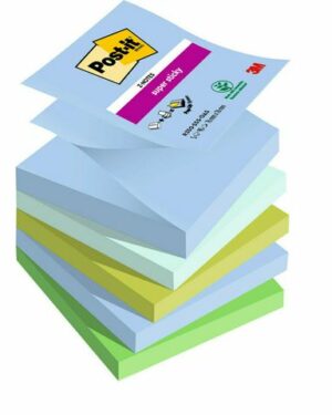 Notes POST-IT SS Z-bl Oasis 76×76 5/fp